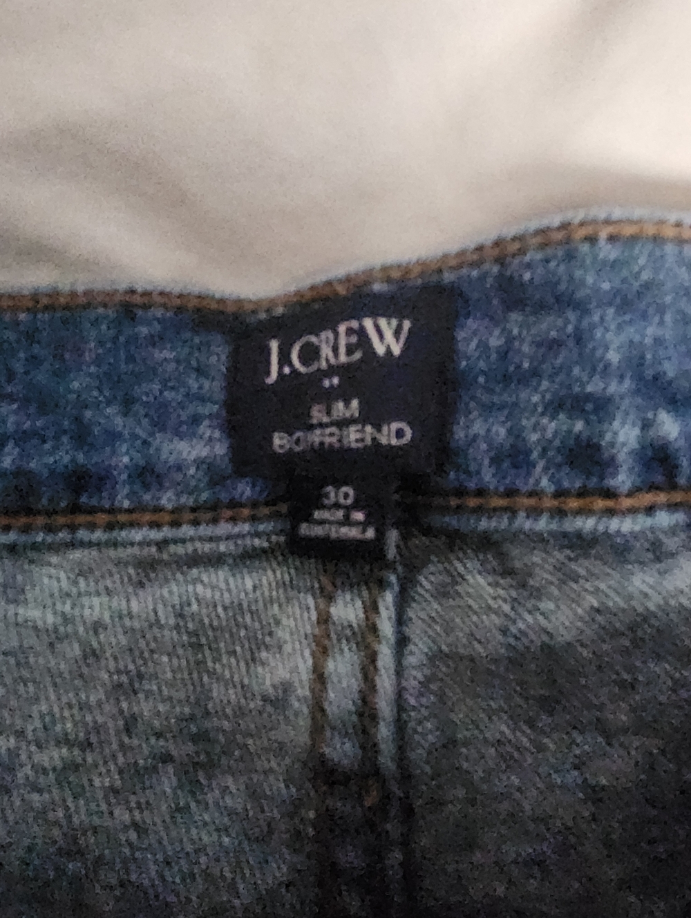 J. Crew Slim Boyfriend Jeans - Light Blue Wash, Size 0